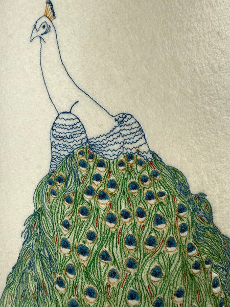 Peacock ‘seconds’ Lampshade