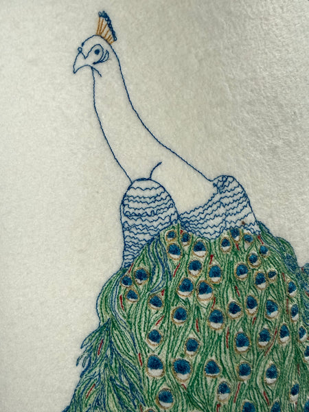 Peacock ‘seconds’ Lampshade