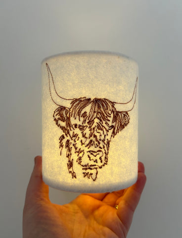 Highland Cow Lantern