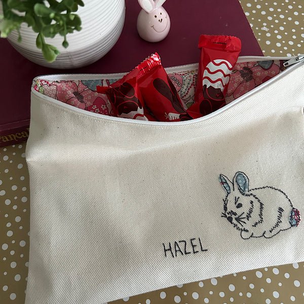 Easter ‘Bunny’ personalised pouch