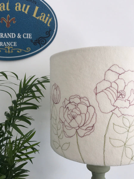 Peonies lampshade