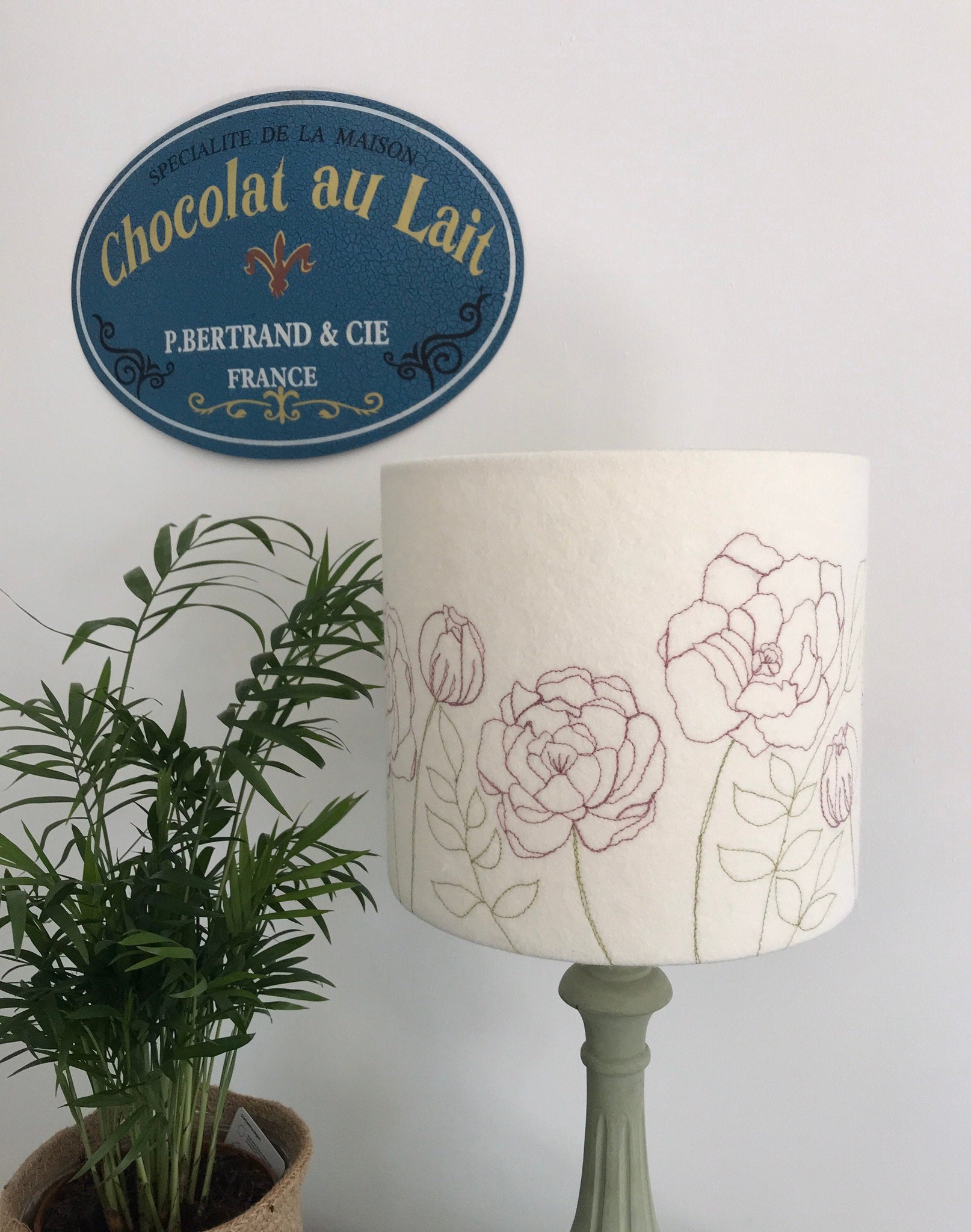 Peonies lampshade