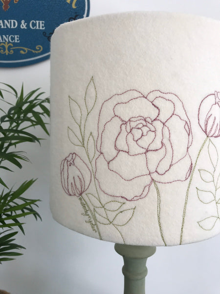 Peonies lampshade