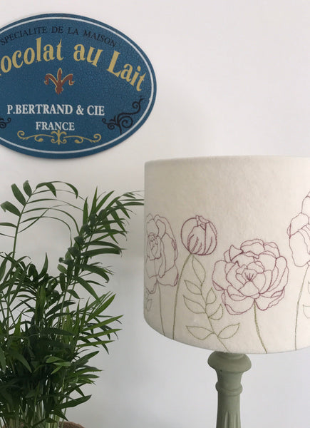 Peonies lampshade