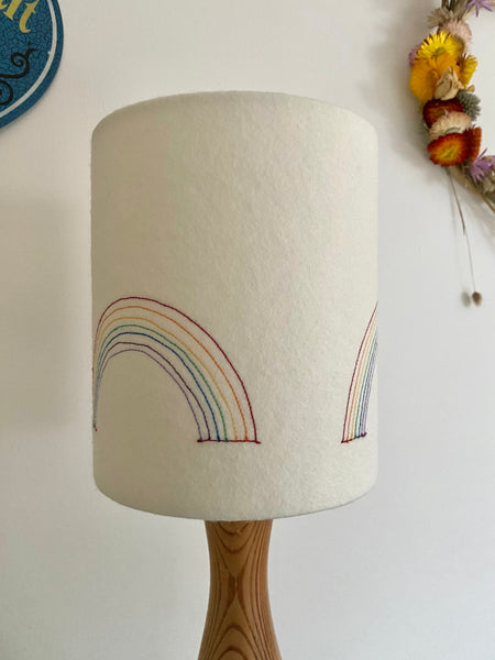 Rainbow lampshade
