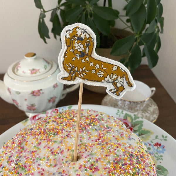 Dog cake decoration topper