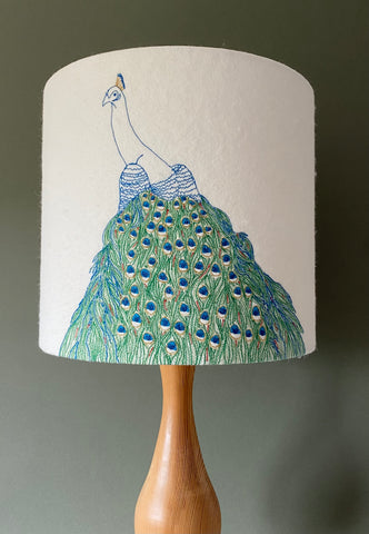 Peacock Lampshade